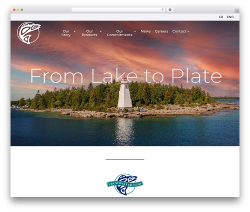 Divi WordPress theme - freshwaterfish.com