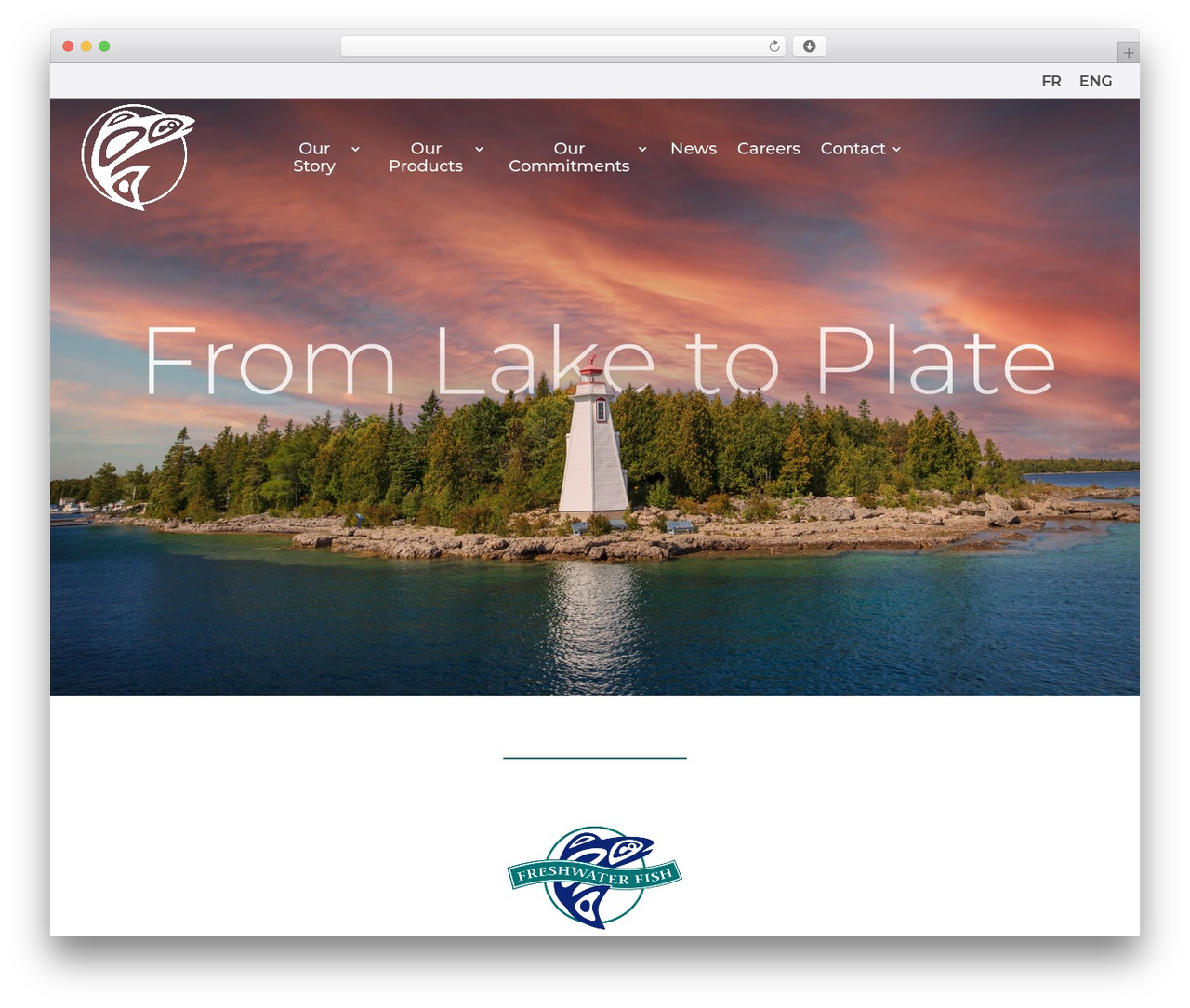 Divi WordPress theme - freshwaterfish.com