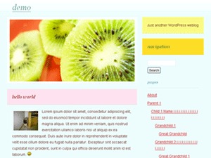 Fruitlicious WordPress theme by Small Potato