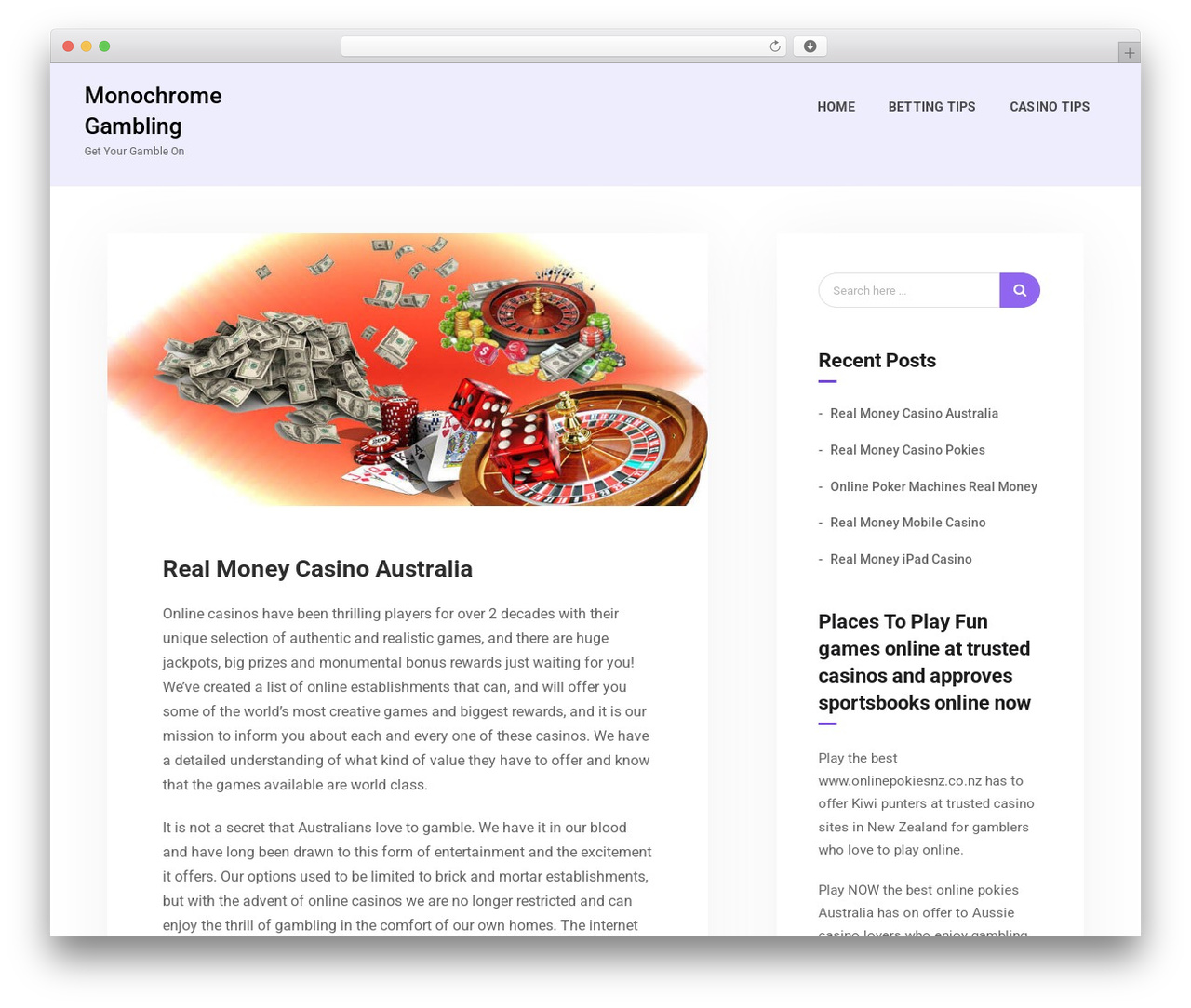 Gratify WordPress theme - monochrome-shizuku.com