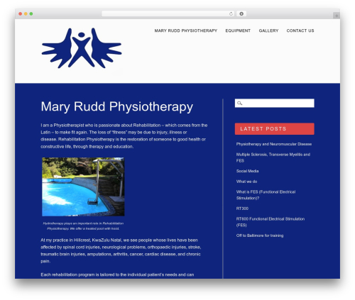 Hostmarks WordPress theme - maryrudd.co.za