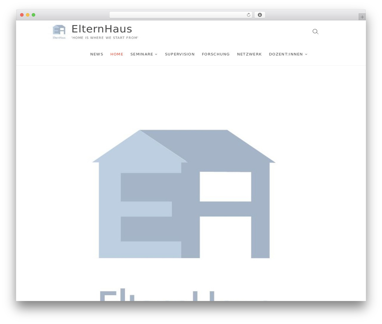 Idyllic theme WordPress - elternhaus.net
