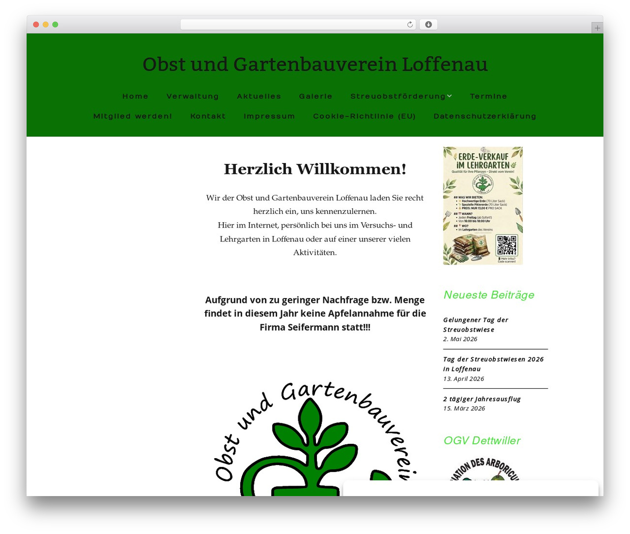 Make WordPress theme - ogvloffenau.de Make WordPress theme - ogvloffenau.de