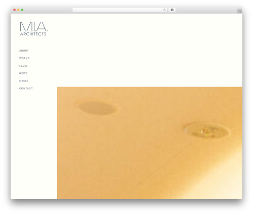 MIA theme WordPress - mia-archi.jp