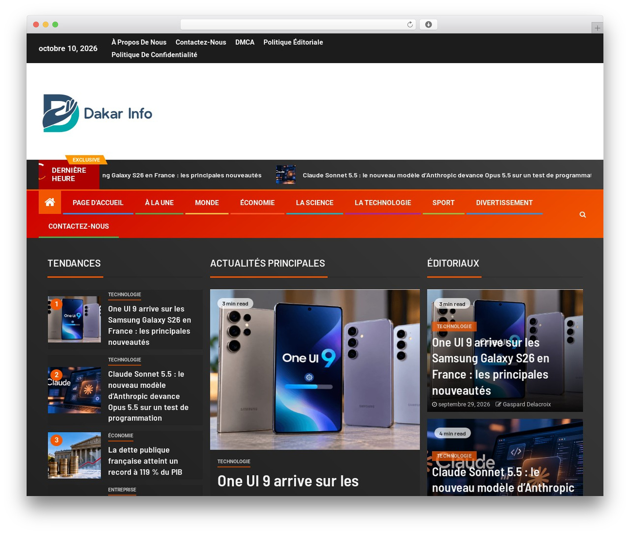 Newsever Pro top WordPress theme - dakarinfo.net Newsever Pro top WordPress theme - dakarinfo.net