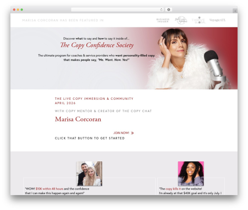 Page Builder Framework theme WordPress - thecopyconfidencesociety.com