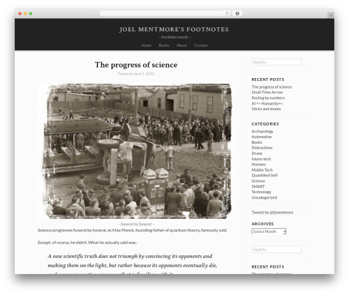 Stock theme WordPress - mentmore.net