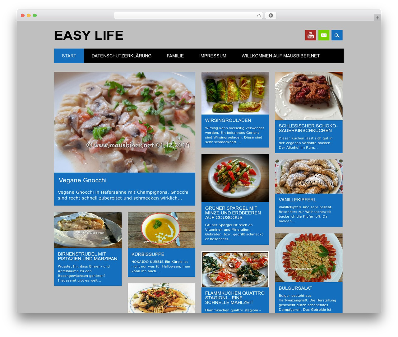 Surfarama WordPress theme - mausbiber.net