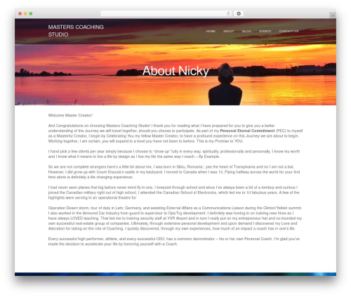 Theme WordPress Supernova - Multi-Purpose Theme - masterscoachingstudio.com/nicky-tanase
