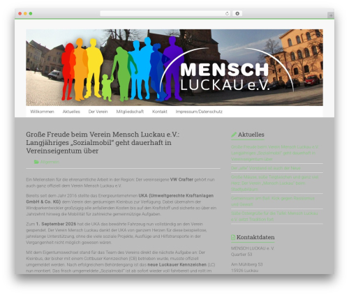 Theme WordPress Accelerate - mensch-luckau.de