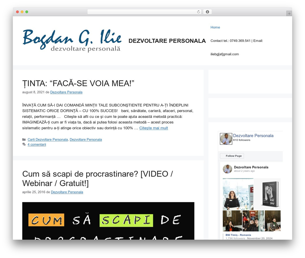 Theme WordPress GeneratePress - bogdanilie.ro