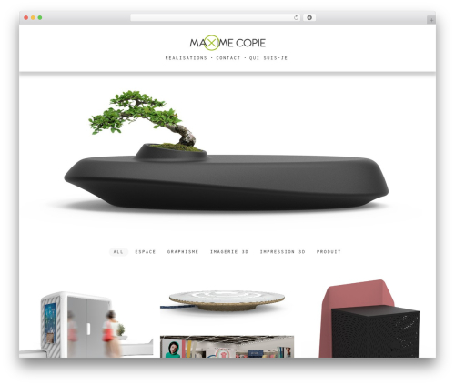 Vika theme WordPress - maximecopie.com