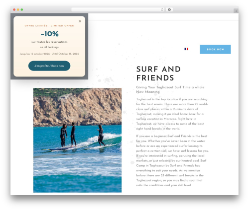 Waveride core WordPress plugin - surfandfriends.com