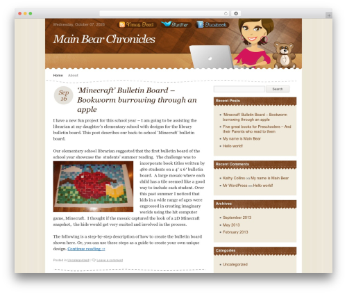 WordPress Mom Theme WordPress theme design - mainbear.com
