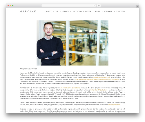 WordPress theme Charm - marcinkozlowski.eu