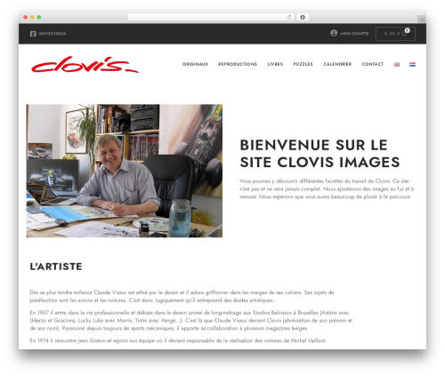 WordPress theme Clovisimage - clovisimages.com