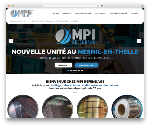 WordPress theme HELMETS - mpirefendage.fr