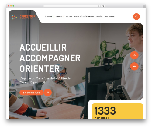 WordPress theme lebleu - carrefourvo.ca