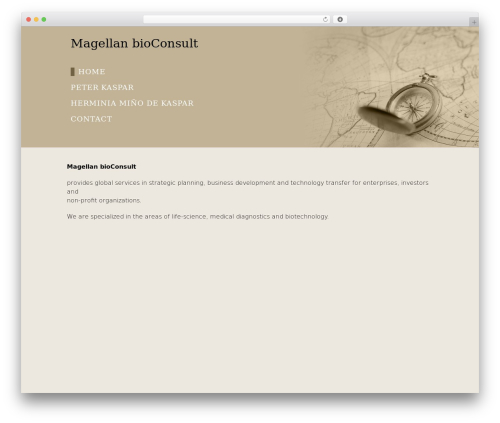 WordPress theme Magellan - magellan-bioconsult.com