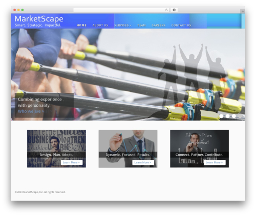 WordPress theme Skeleton Child Theme - marketscapesolutions.com