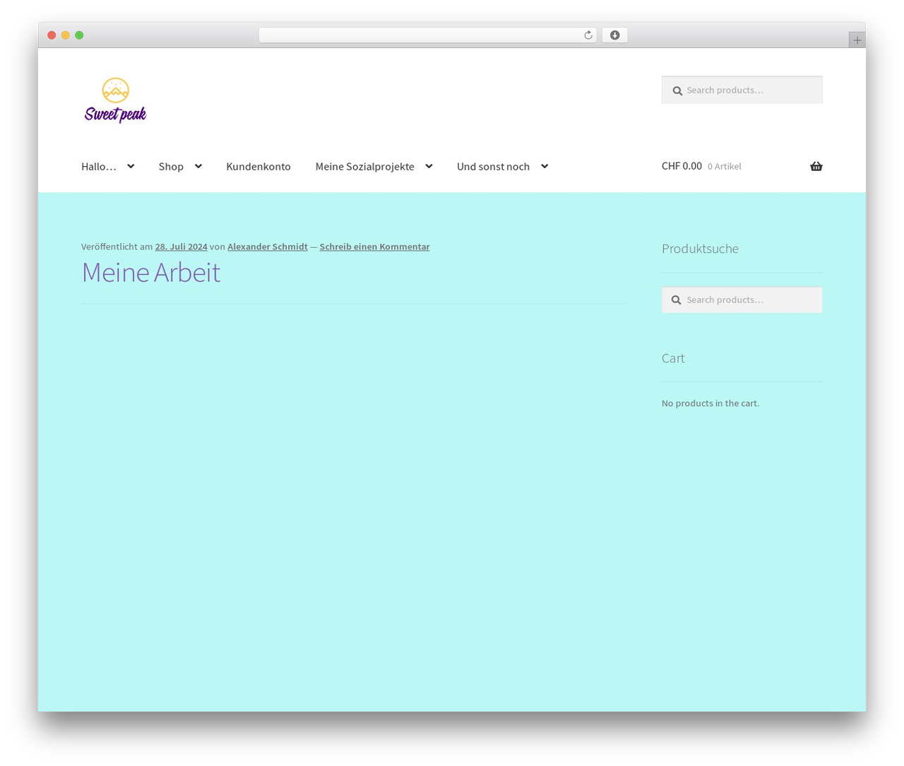 WordPress theme Storefront - sweetpeak.ch WordPress theme Storefront - sweetpeak.ch