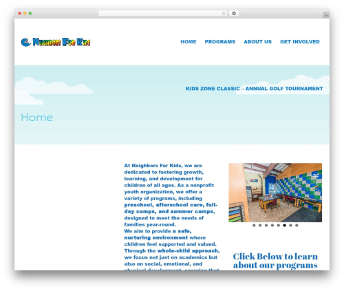 WordPress theme WP Kindergarten - neighborsforkids.org