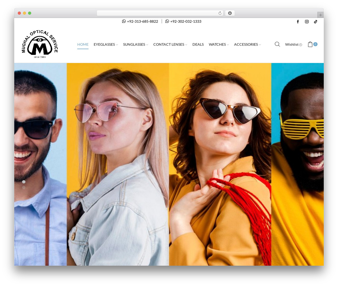 WordPress theme XStore - mughaloptical.com