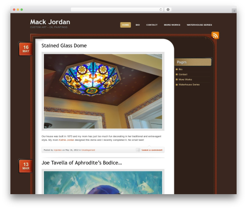 WP theme choco - mackjordan.com