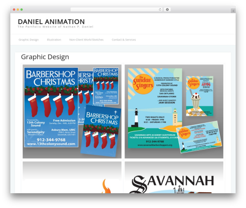 WP theme Ezy - danielanimation.com