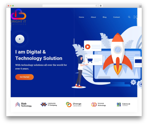 Braintech WordPress theme - thebright.uk
