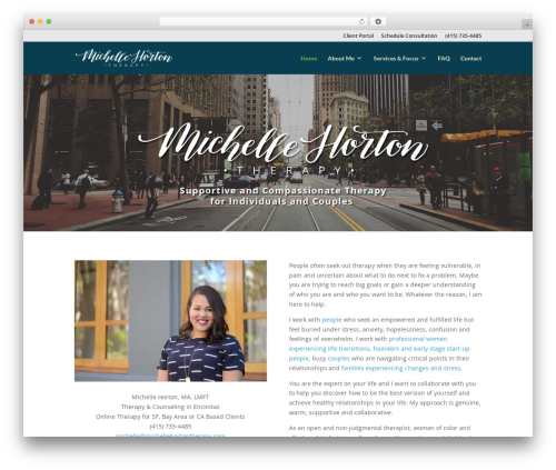 Appointment booking WordPress plugin - michellehortontherapy.com