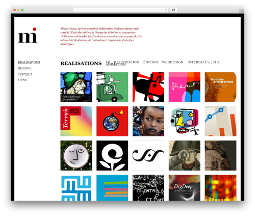 Reframe Plus WordPress website theme - mikaelcixous.net