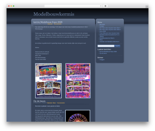 Theme WordPress Dark Side - modelbouwkermis.nl
