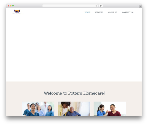 Theme WordPress Saveo - pottershome.care