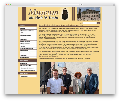WordPress theme WP-Multiflex-3 - museum-nohfelden.de