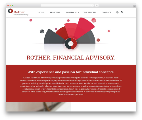WP theme CR WordPress Theme - rother-financial-advisory.de