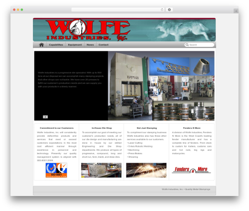 ApplicationPro WordPress theme - wolfeindustries.net
