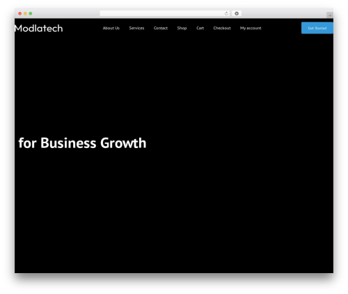 Builder Theme WordPress theme - modlatech.com