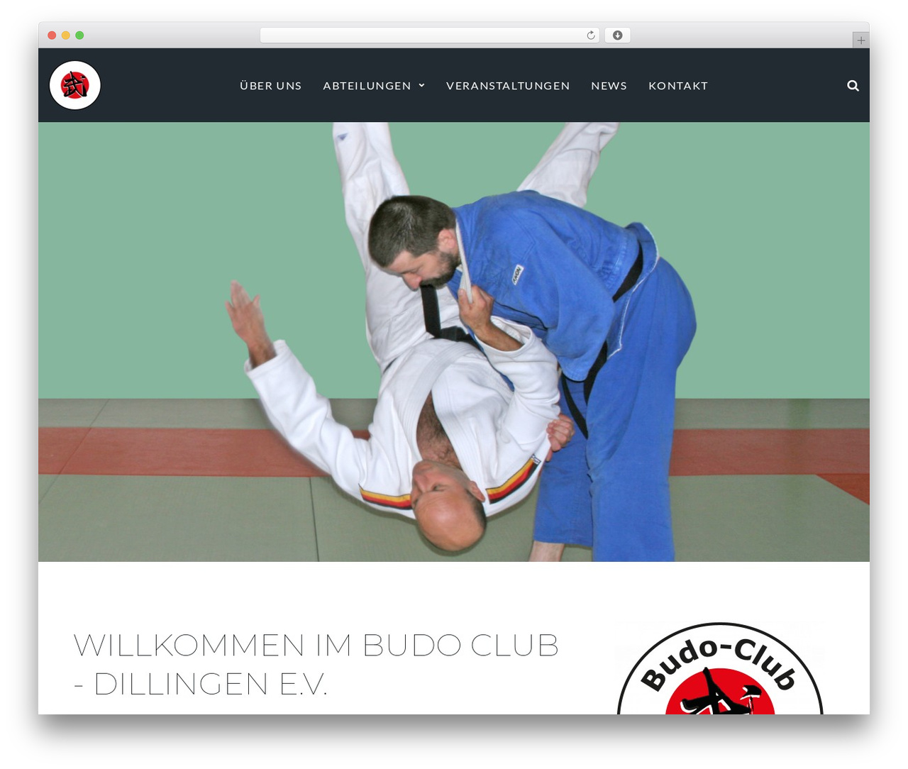 Fighthouse theme WordPress - budo-dillingen.de