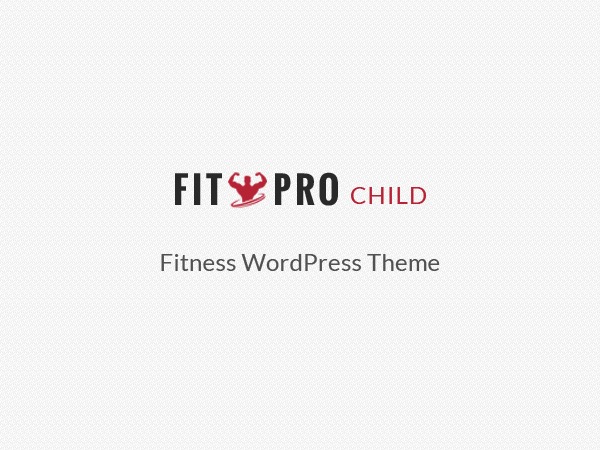 FitPro Child WP theme FitPro Child WP theme