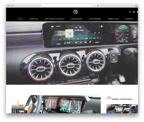 MAXX WordPress theme - topbull.co.jp