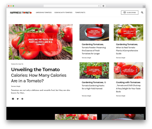 Once theme WordPress - happinesstomato.com