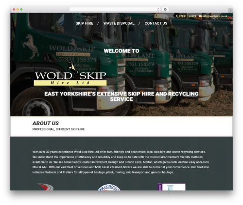 Theme WordPress Divi - woldskip.co.uk