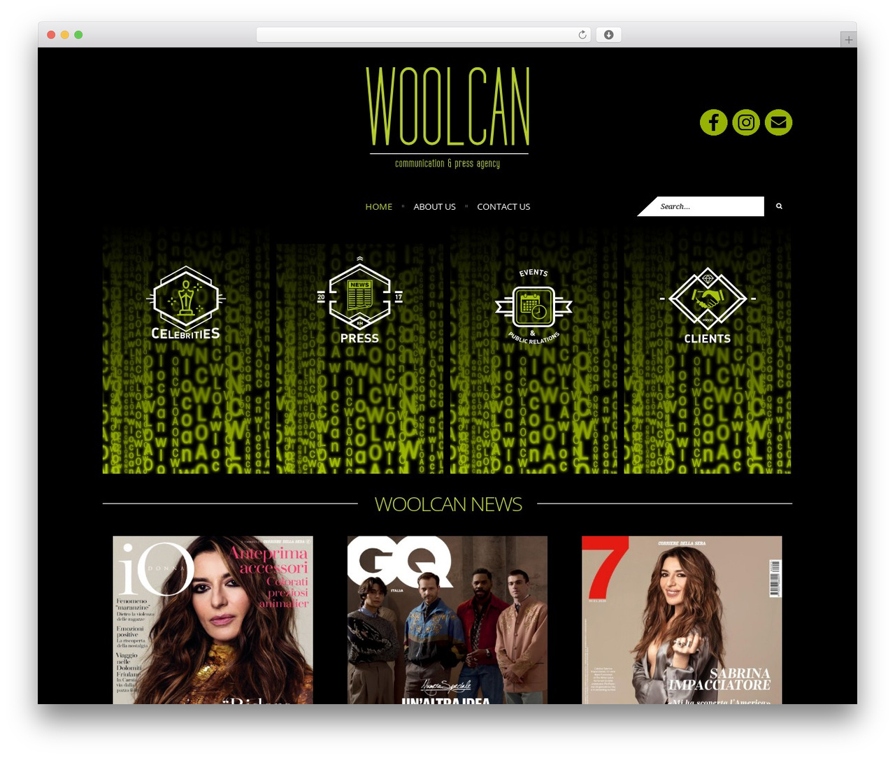 Woolcan WordPress theme - woolcan.net