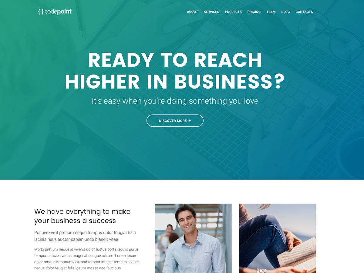 WordPress theme CodePoint