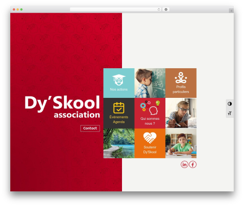 WordPress theme Dyskool - dyskool.fr