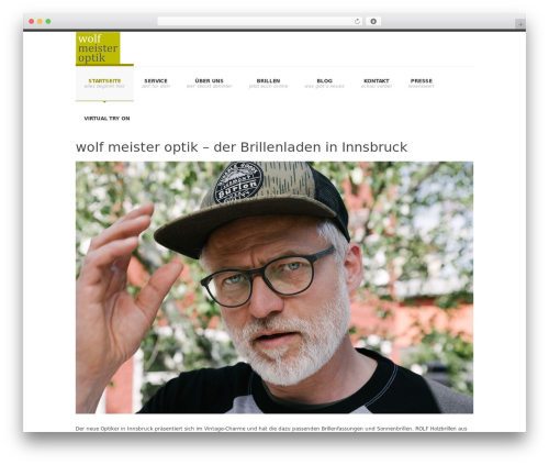 WordPress theme SmartStart WP - Responsive HTML5 Theme - wolf-optik.at