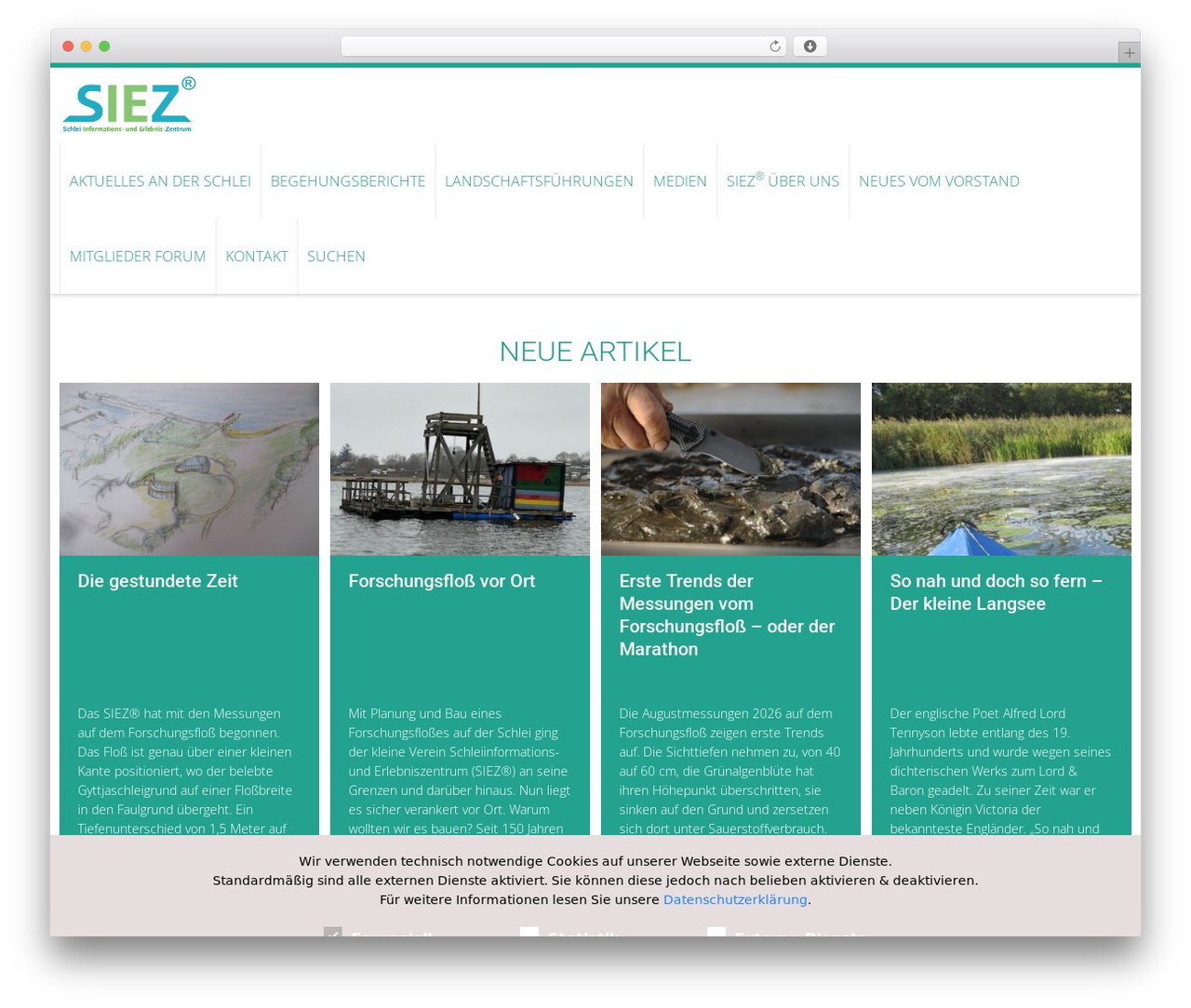 WordPress theme AccessPress Ray - schleiinfozentrum.de