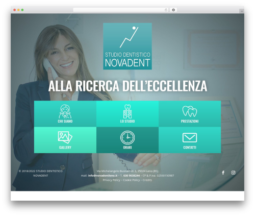 WordPress theme Divi - novadentleno.it