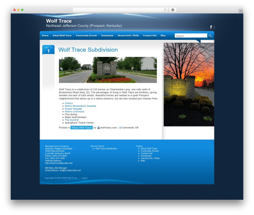 WordPress theme intrepidity - wolf-trace.com